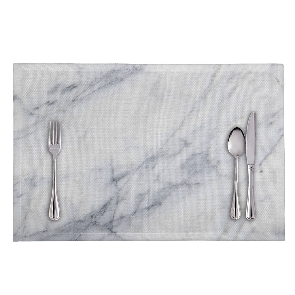 Smoke Grey Marble Print Placemat