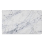 Smoke Grey Marble Print Polyester Doormat