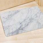 Smoke Grey Marble Print Polyester Doormat