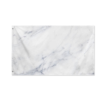 Smoke Grey Marble Print Polyester Flag