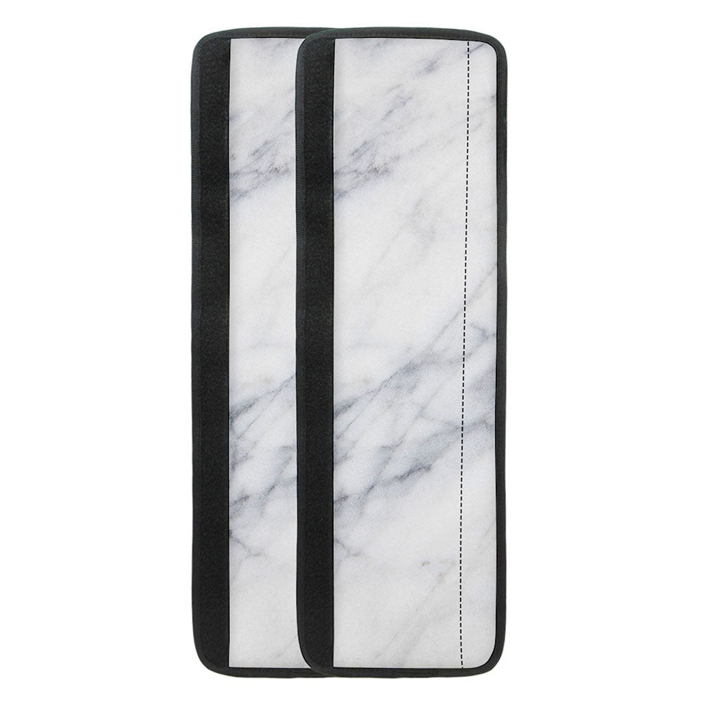 Smoke Grey Marble Print Refrigerator Handle Covers