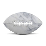 Smoke Grey Marble Print Rugby Ball