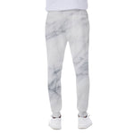 Smoke Grey Marble Print Scuba Joggers