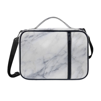 Smoke Grey Marble Print Shoulder Strap Bible Bag