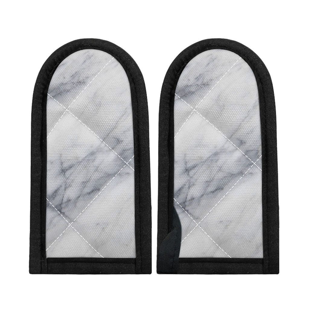 Smoke Grey Marble Print Skillet Handle Cover