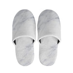 Smoke Grey Marble Print Slippers
