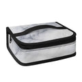 Smoke Grey Marble Print Small Lunch Bag