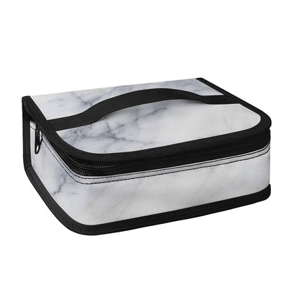 Smoke Grey Marble Print Small Lunch Bag