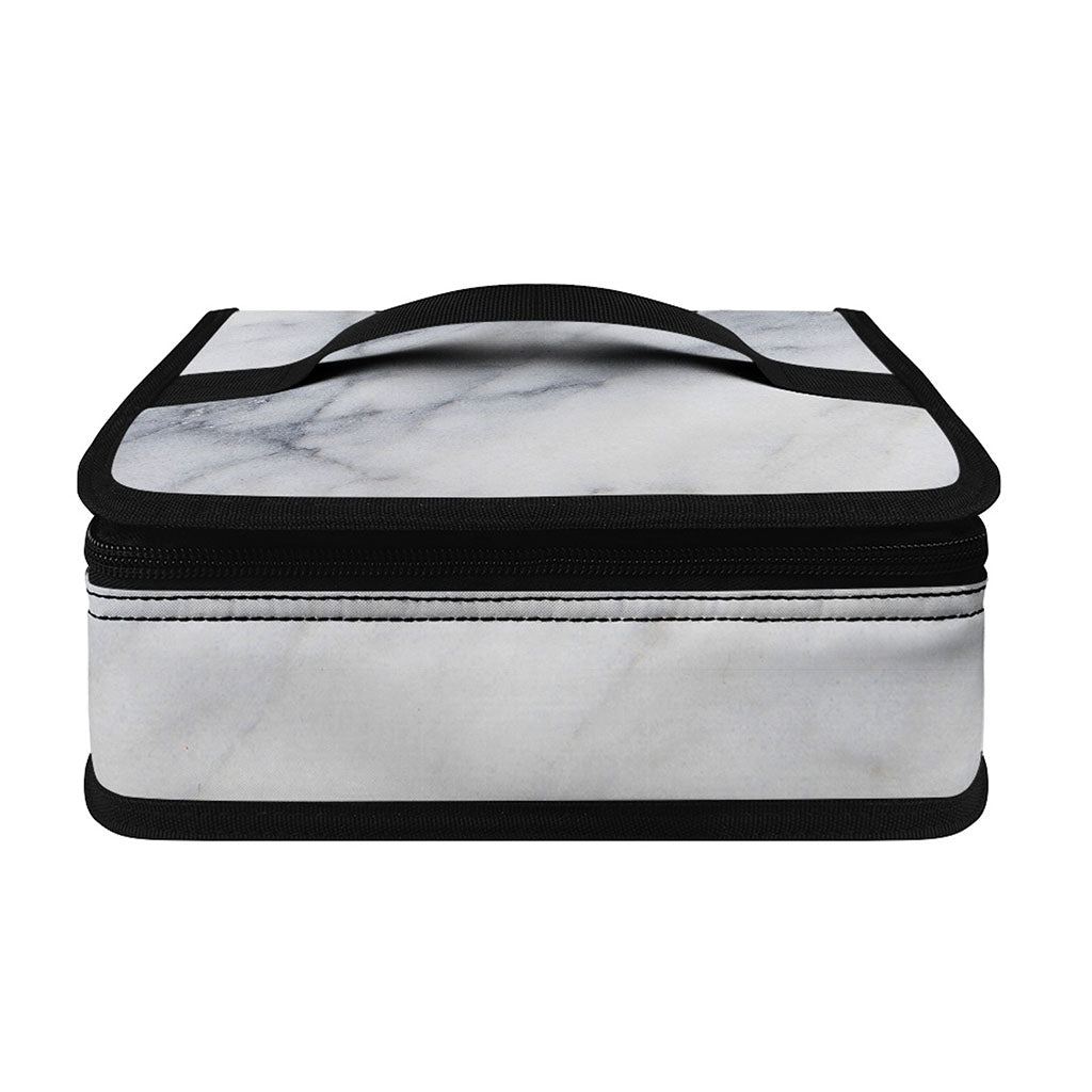 Smoke Grey Marble Print Small Lunch Bag