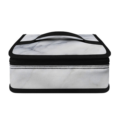 Smoke Grey Marble Print Small Lunch Bag