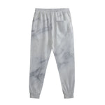 Smoke Grey Marble Print Sweatpants