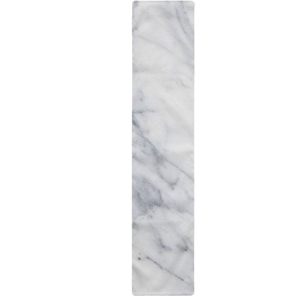 Smoke Grey Marble Print Table Runner