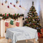 Smoke Grey Marble Print Tablecloth