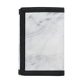 Smoke Grey Marble Print Trifold Wallet