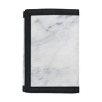 Smoke Grey Marble Print Trifold Wallet
