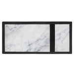 Smoke Grey Marble Print Trifold Wallet