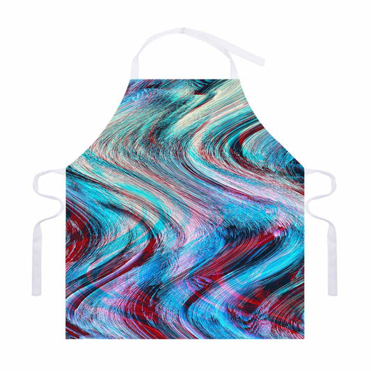 Smoke Psychedelic Trippy Print Adjustable Apron