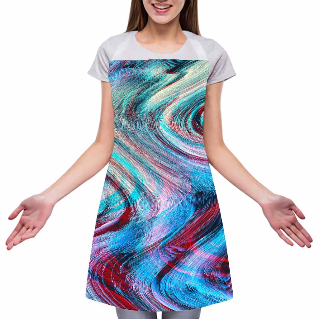 Smoke Psychedelic Trippy Print Adjustable Apron
