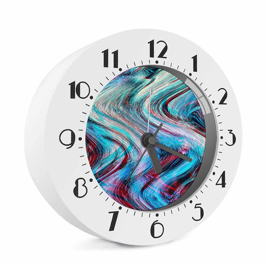Smoke Psychedelic Trippy Print Alarm Clock