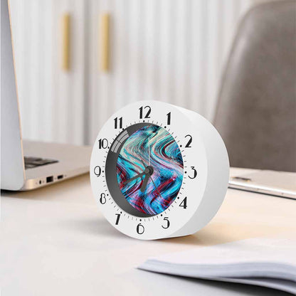 Smoke Psychedelic Trippy Print Alarm Clock