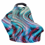Smoke Psychedelic Trippy Print Baby Seat Cover
