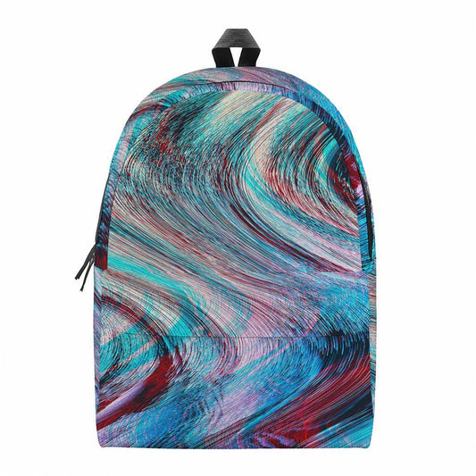 Smoke Psychedelic Trippy Print Backpack