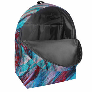 Smoke Psychedelic Trippy Print Backpack