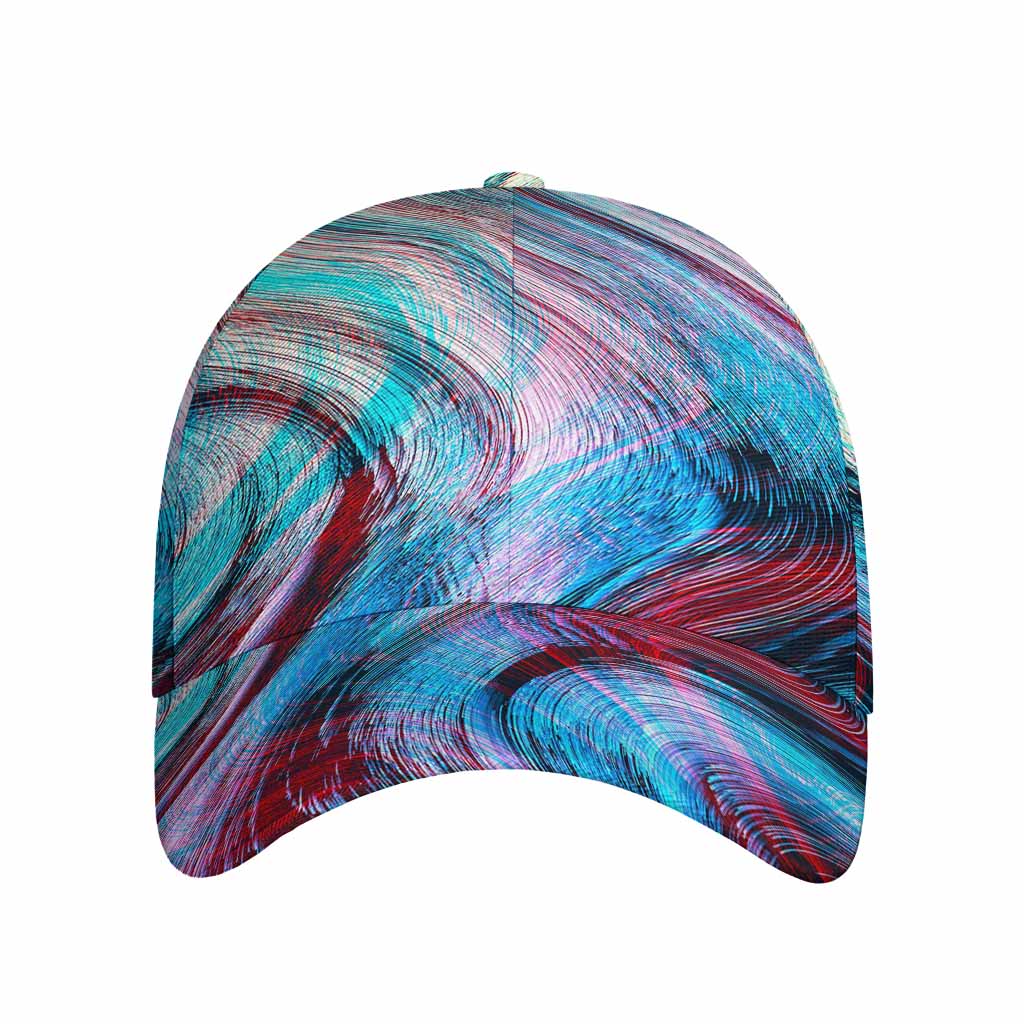 Smoke Psychedelic Trippy Print Baseball Cap