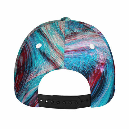 Smoke Psychedelic Trippy Print Baseball Cap