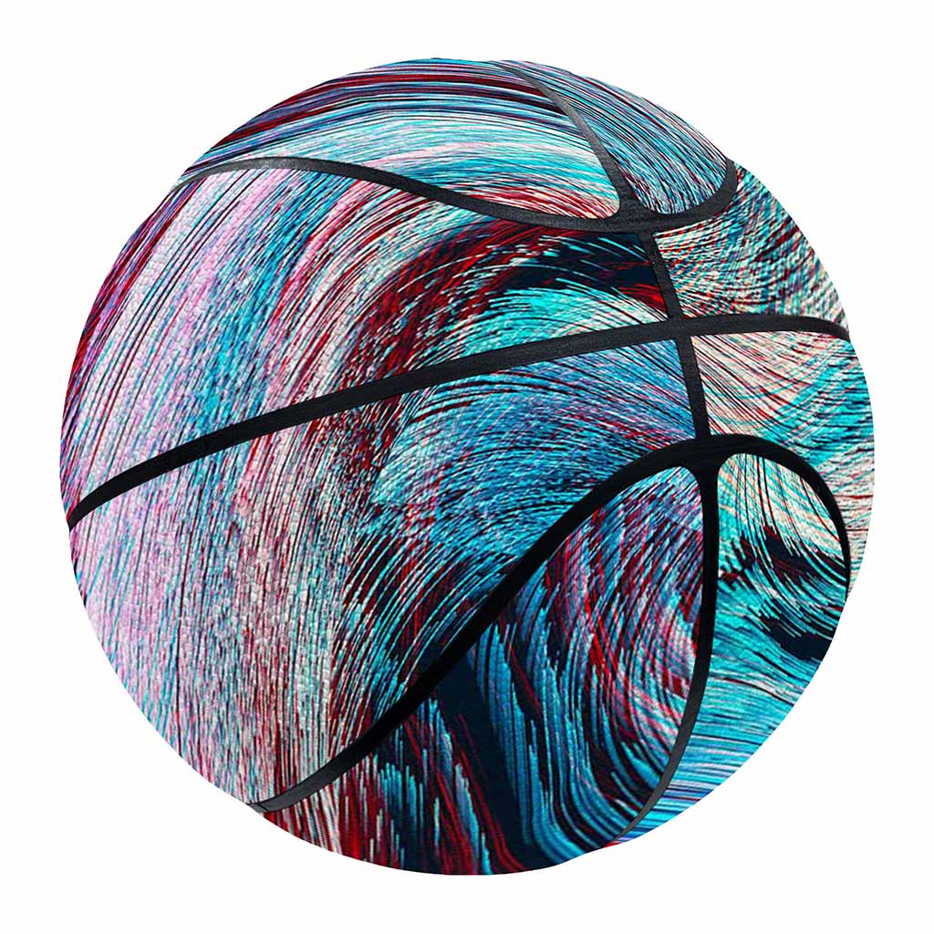 Smoke Psychedelic Trippy Print Basketball