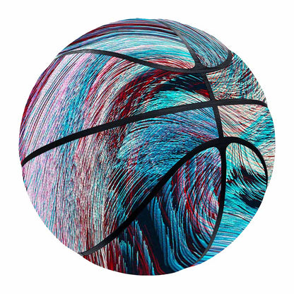 Smoke Psychedelic Trippy Print Basketball