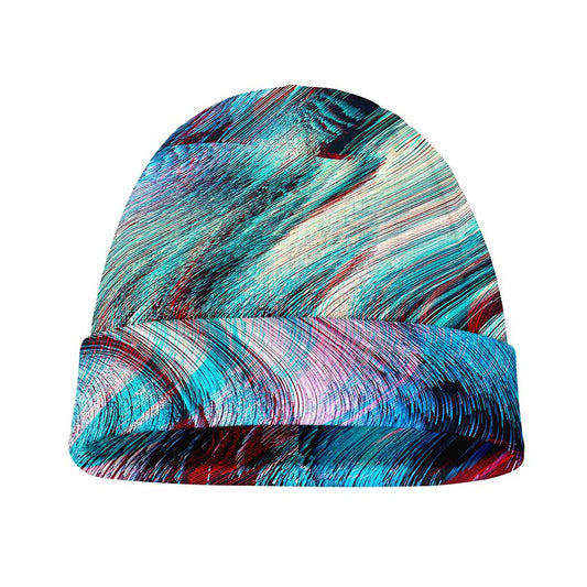 Smoke Psychedelic Trippy Print Beanie