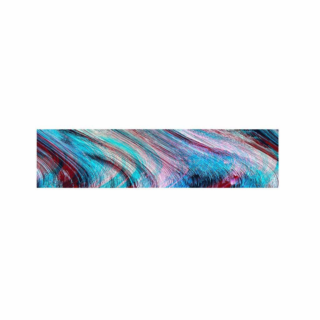 Smoke Psychedelic Trippy Print Bed Runner