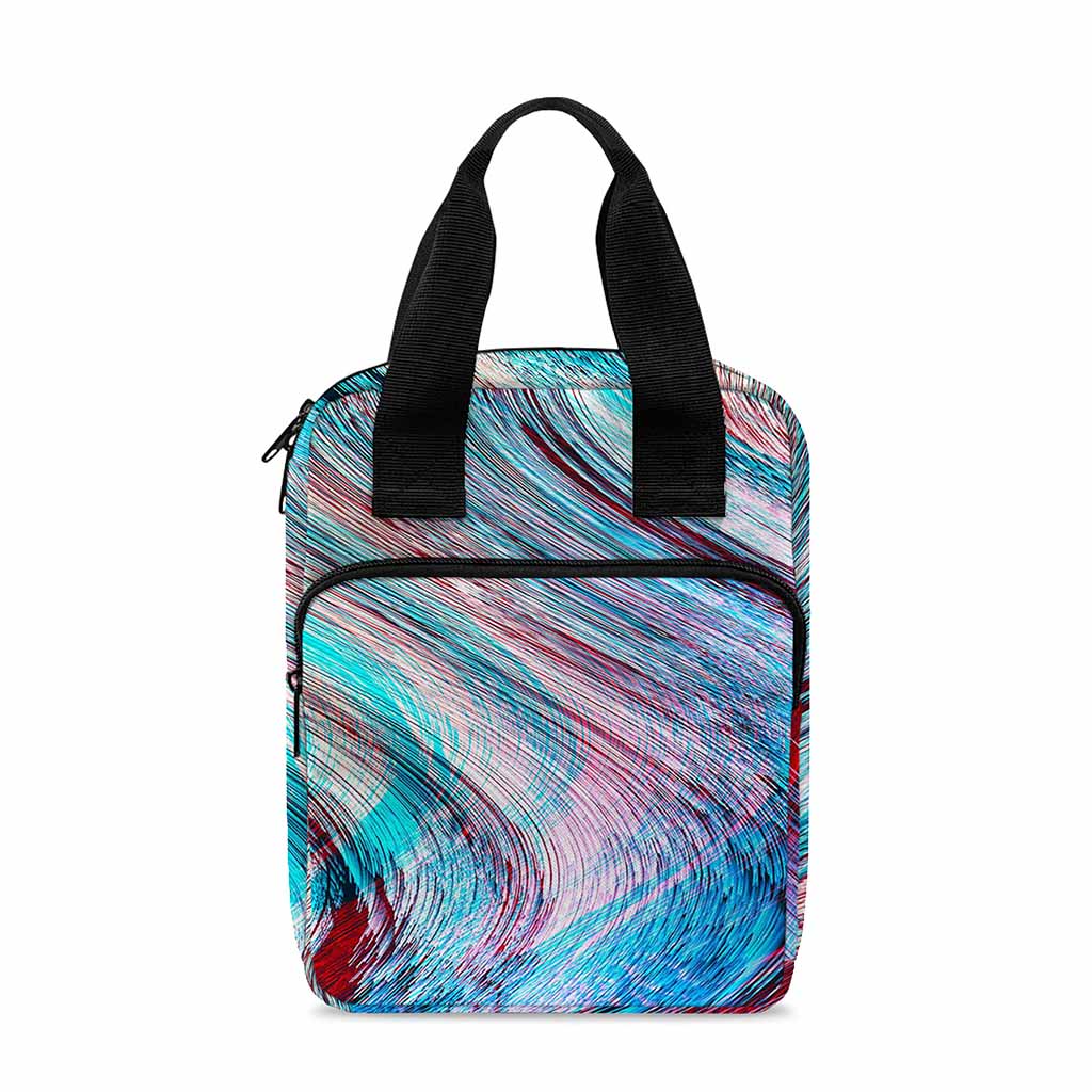 Smoke Psychedelic Trippy Print Bible Tote Bag