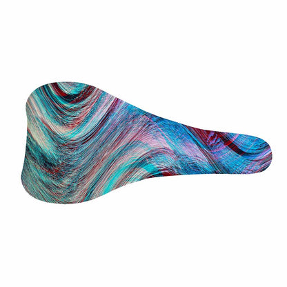 Smoke Psychedelic Trippy Print Bicycle Seat Cover