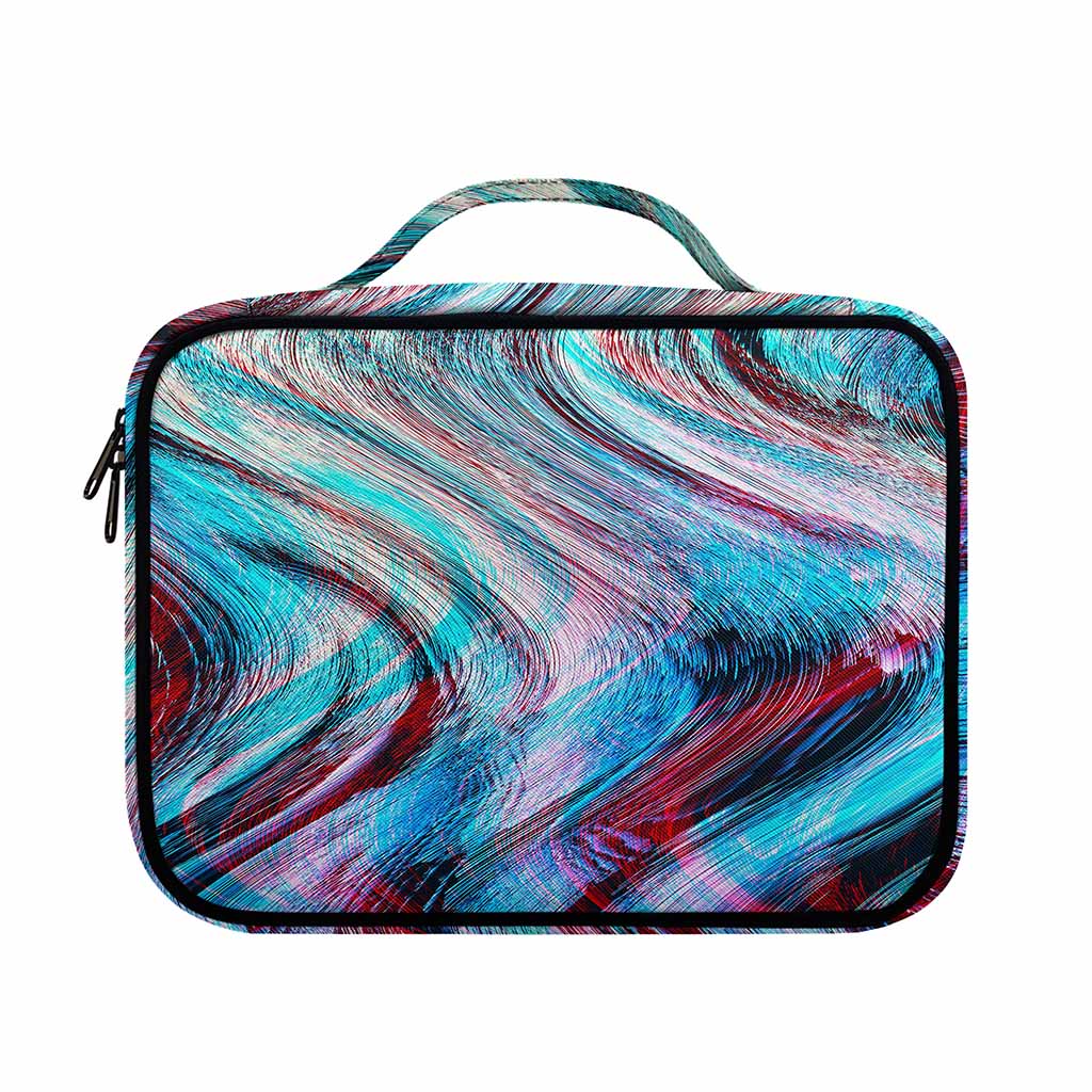 Smoke Psychedelic Trippy Print Briefcase Bible Bag
