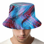 Smoke Psychedelic Trippy Print Bucket Hat