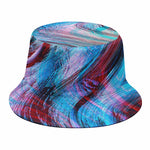 Smoke Psychedelic Trippy Print Bucket Hat