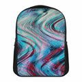 Smoke Psychedelic Trippy Print Casual Backpack