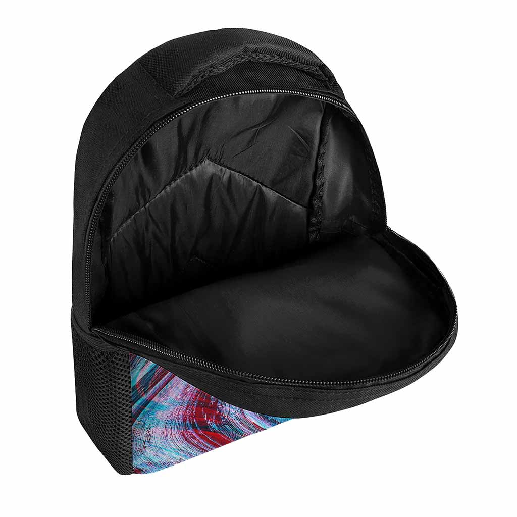 Smoke Psychedelic Trippy Print Casual Backpack