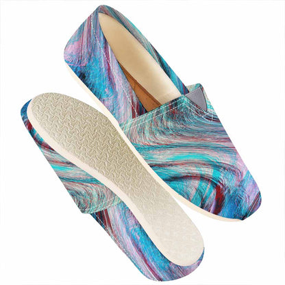 Smoke Psychedelic Trippy Print Casual Shoes