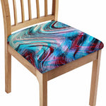 Smoke Psychedelic Trippy Print Chair Cushion Cover