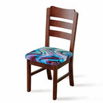 Smoke Psychedelic Trippy Print Chair Cushion Cover