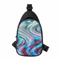 Smoke Psychedelic Trippy Print Sling Bag