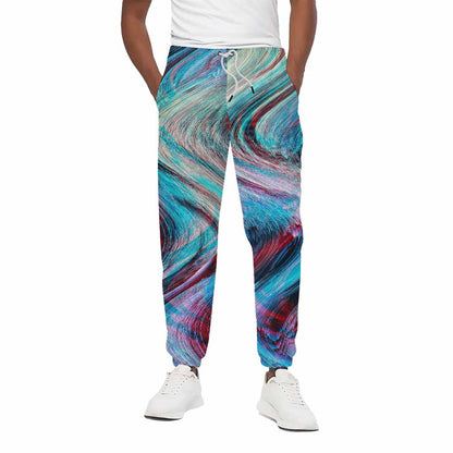 Smoke Psychedelic Trippy Print Cotton Pants