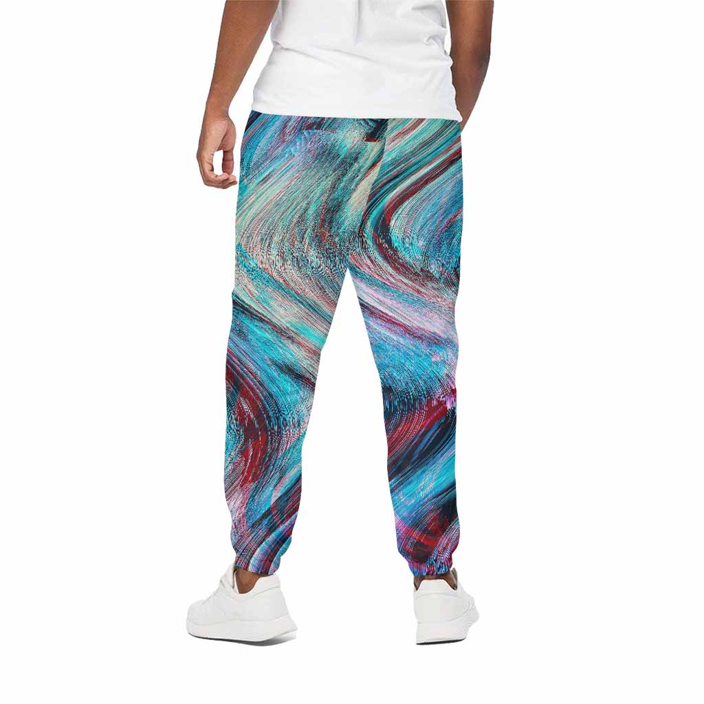 Smoke Psychedelic Trippy Print Cotton Pants