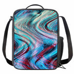 Smoke Psychedelic Trippy Print Crossbody Lunch Bag