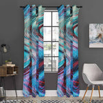 Smoke Psychedelic Trippy Print Curtain