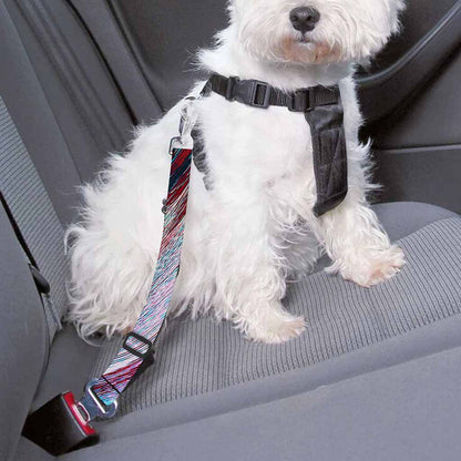 Smoke Psychedelic Trippy Print Dog Seat Belt