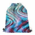 Smoke Psychedelic Trippy Print Drawstring Bag